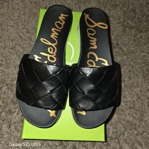 Sam Edelman Adaley Womens Sandals - Black LEATHER